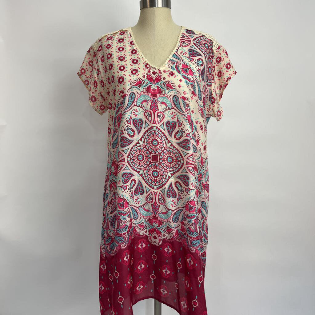 Johnny Was S/s Silk Dress