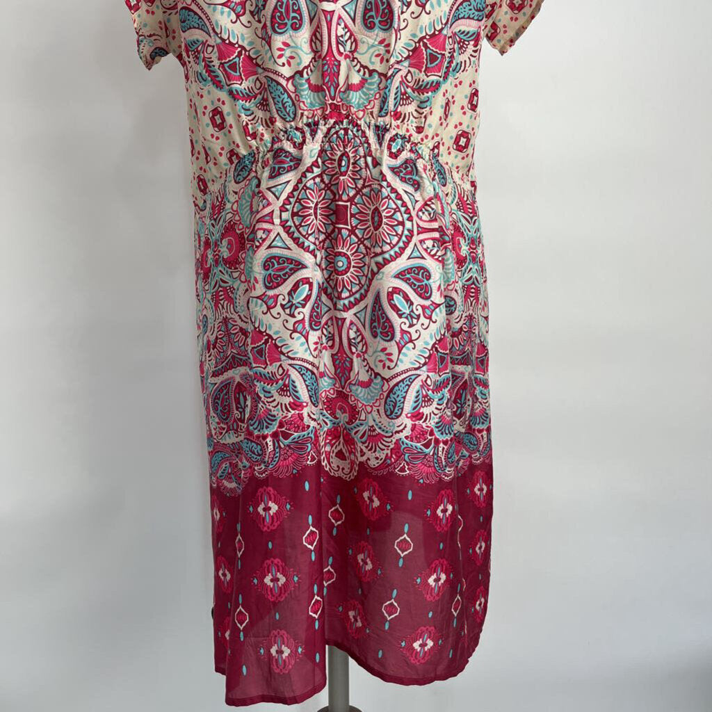 Johnny Was S/s Silk Dress