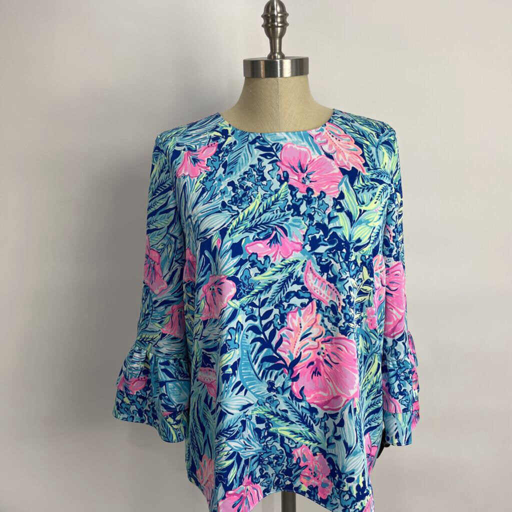 Lilly Pulitzer L/s Floral Shirt