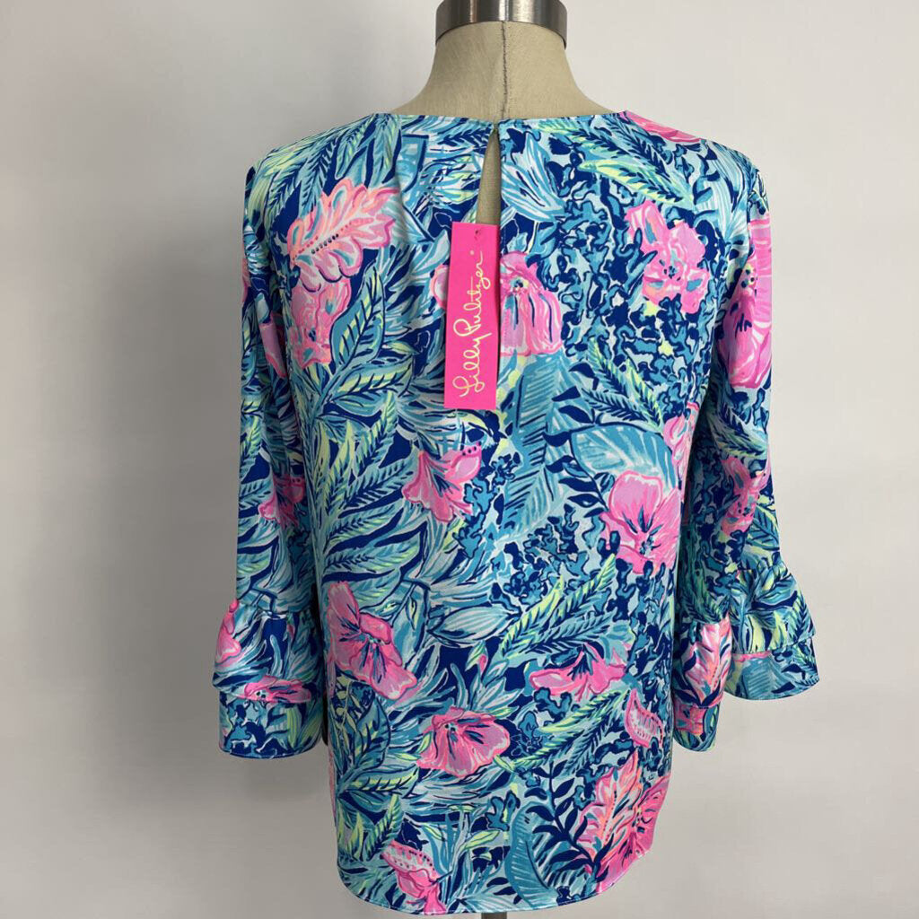 Lilly Pulitzer L/s Floral Shirt