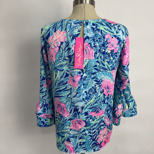 Lilly Pulitzer L/s Floral Shirt