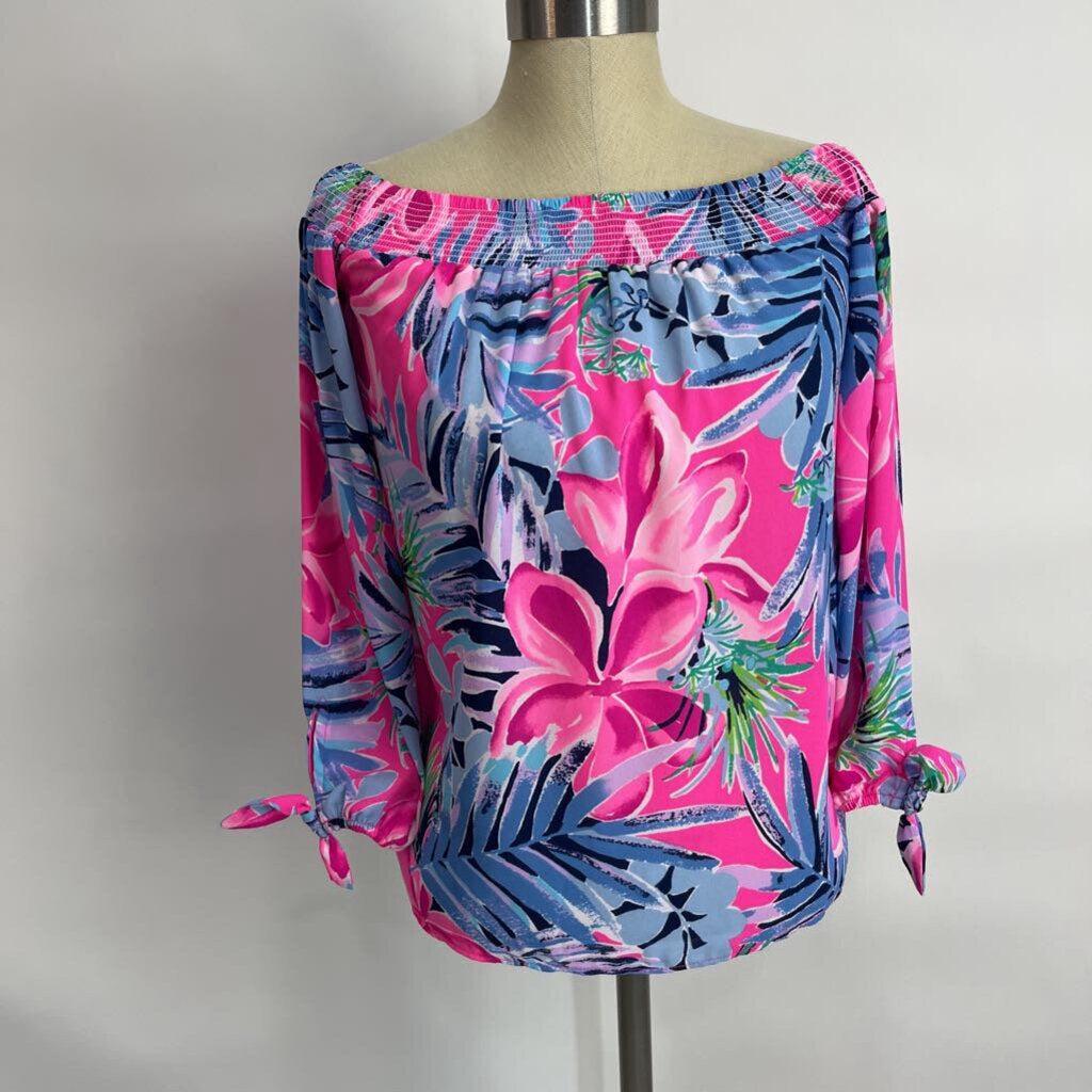 Lilly Pulitzer L/s Floral Shirt