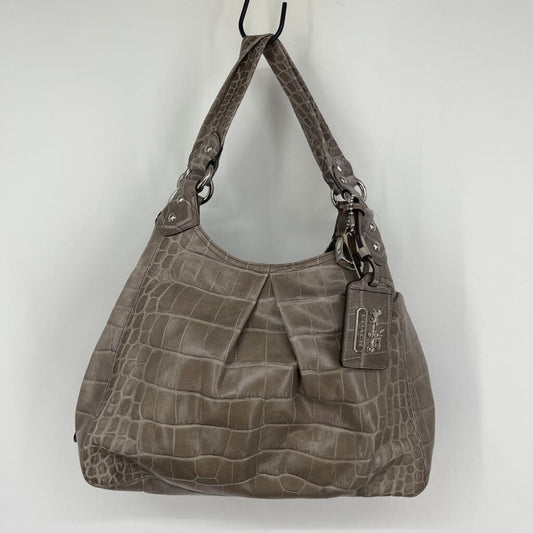 Coach Madison Croc Leather Handbag