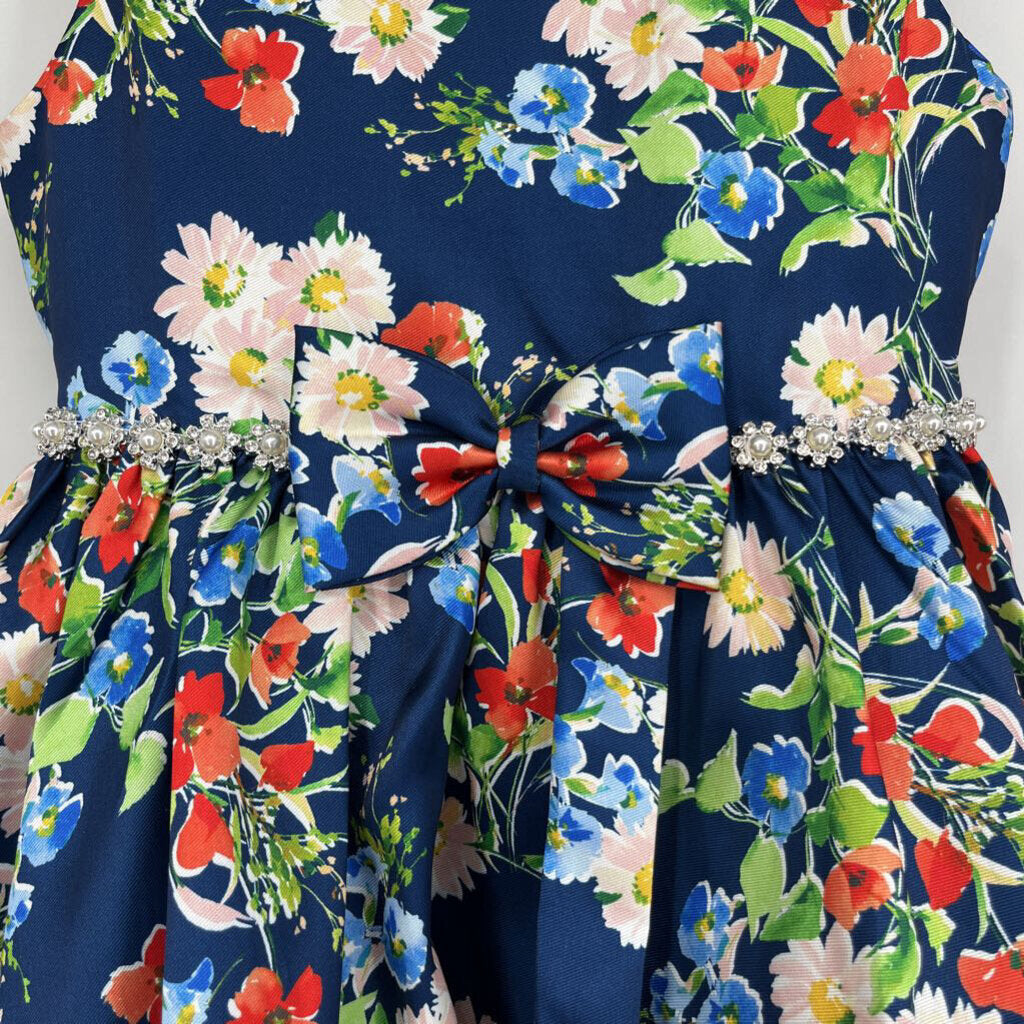 Couture Princess Slvls Floral Dress