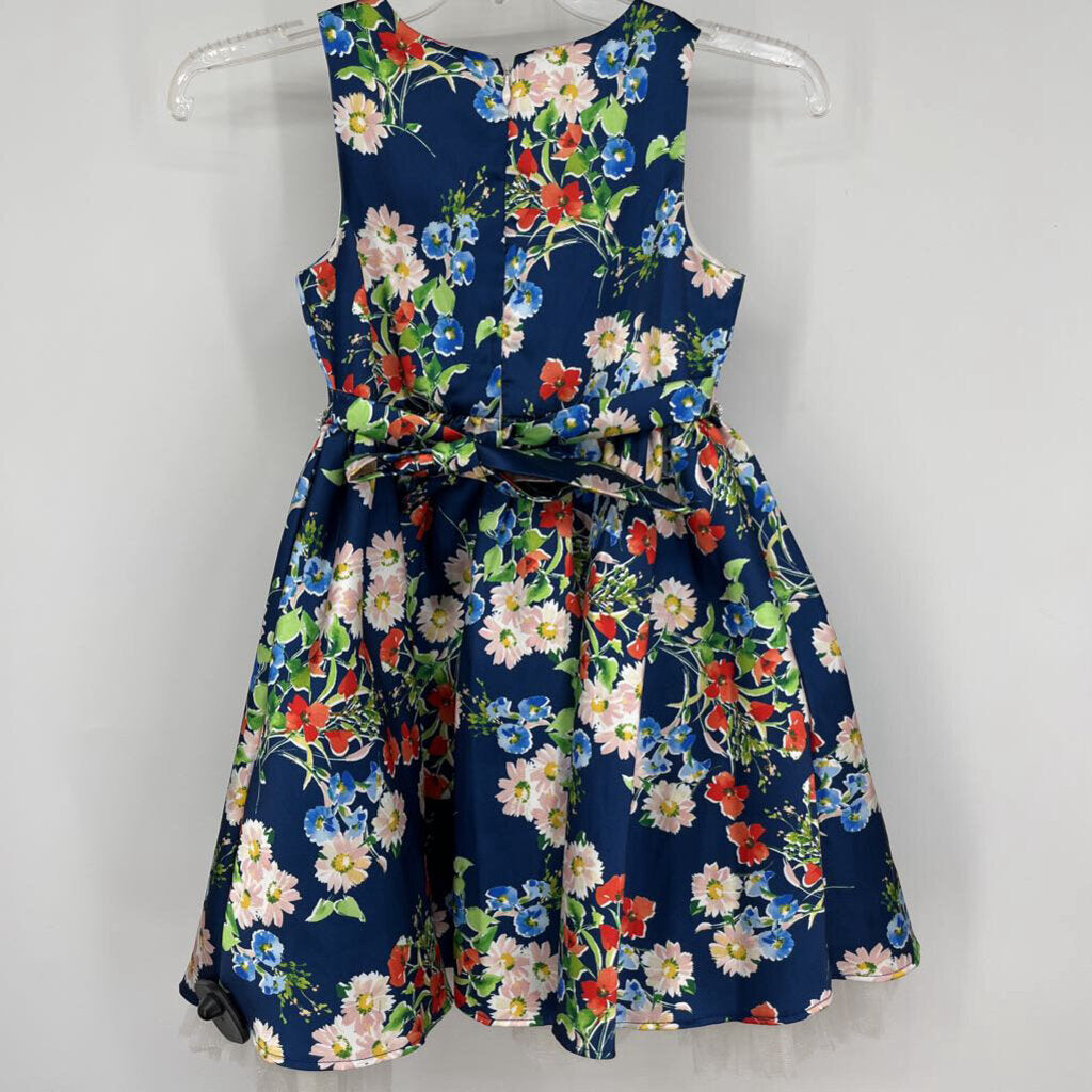 Couture Princess Slvls Floral Dress