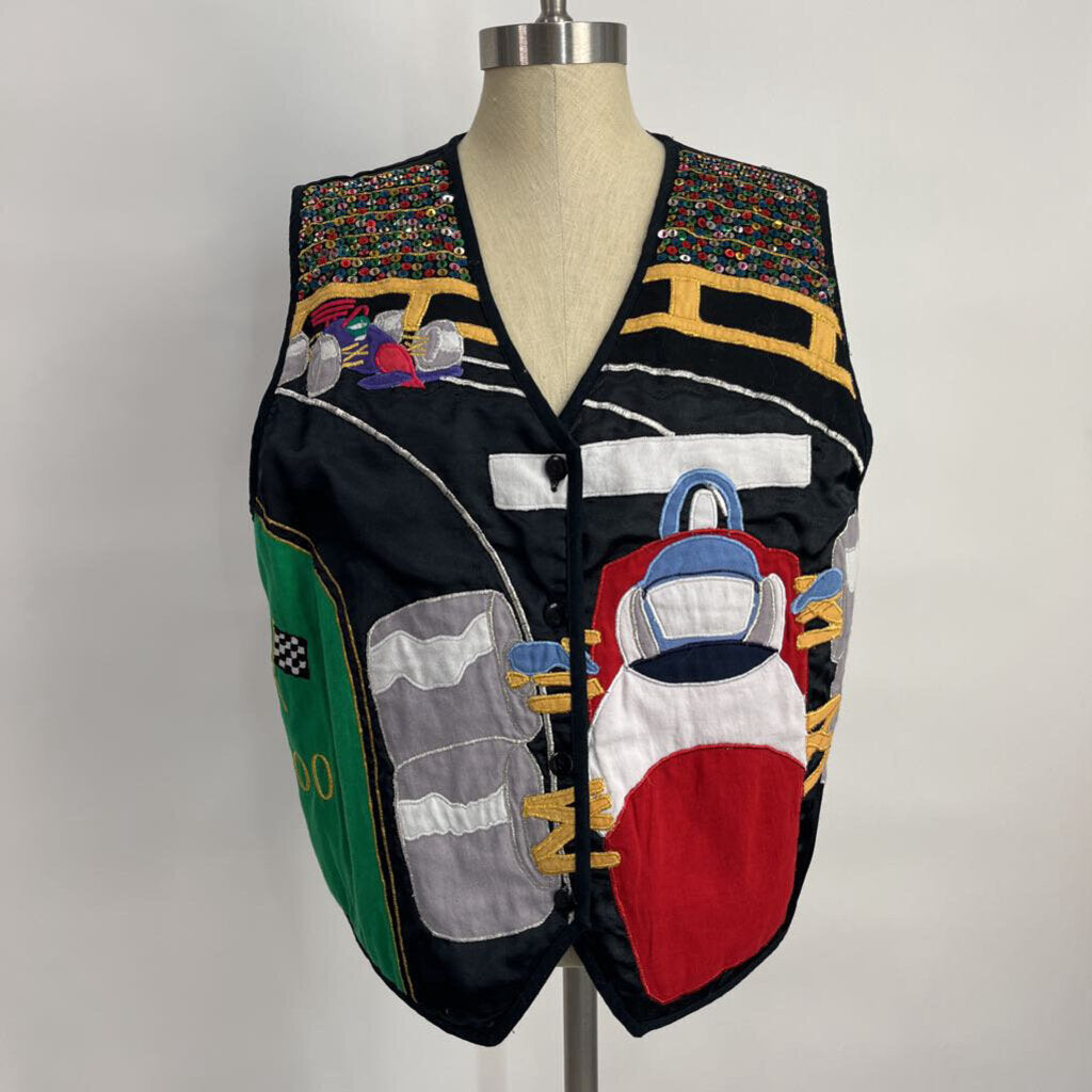 Embellished Indy 500 Vest