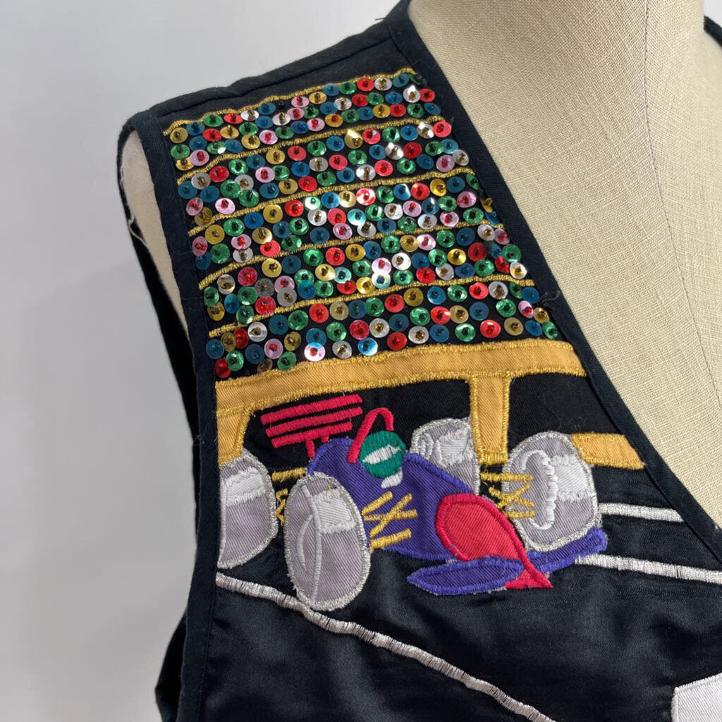Embellished Indy 500 Vest