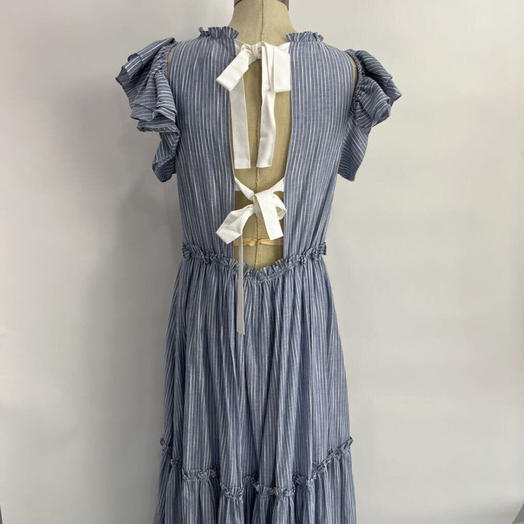 Cing a' Sept S/s Stripe Maxi Dress