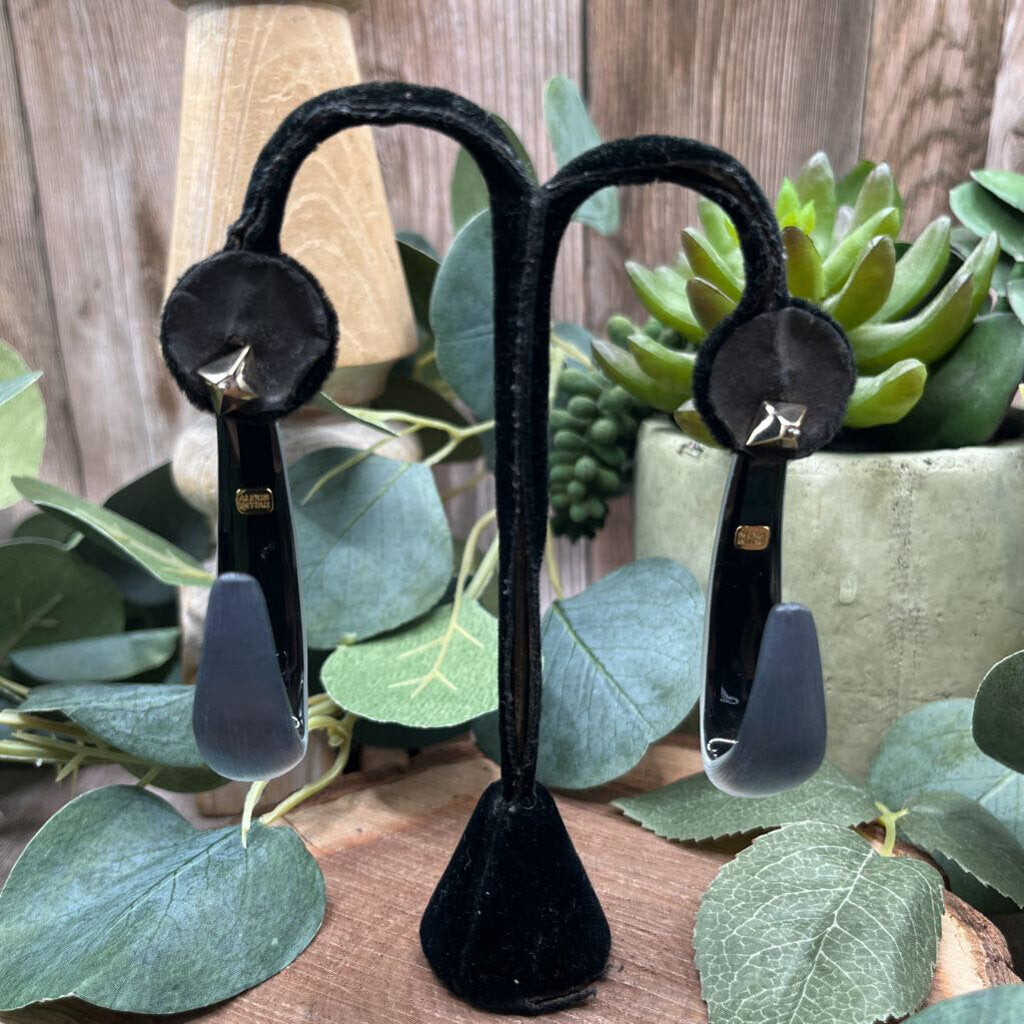Alexis Bittar Lucite Hoop Earrings