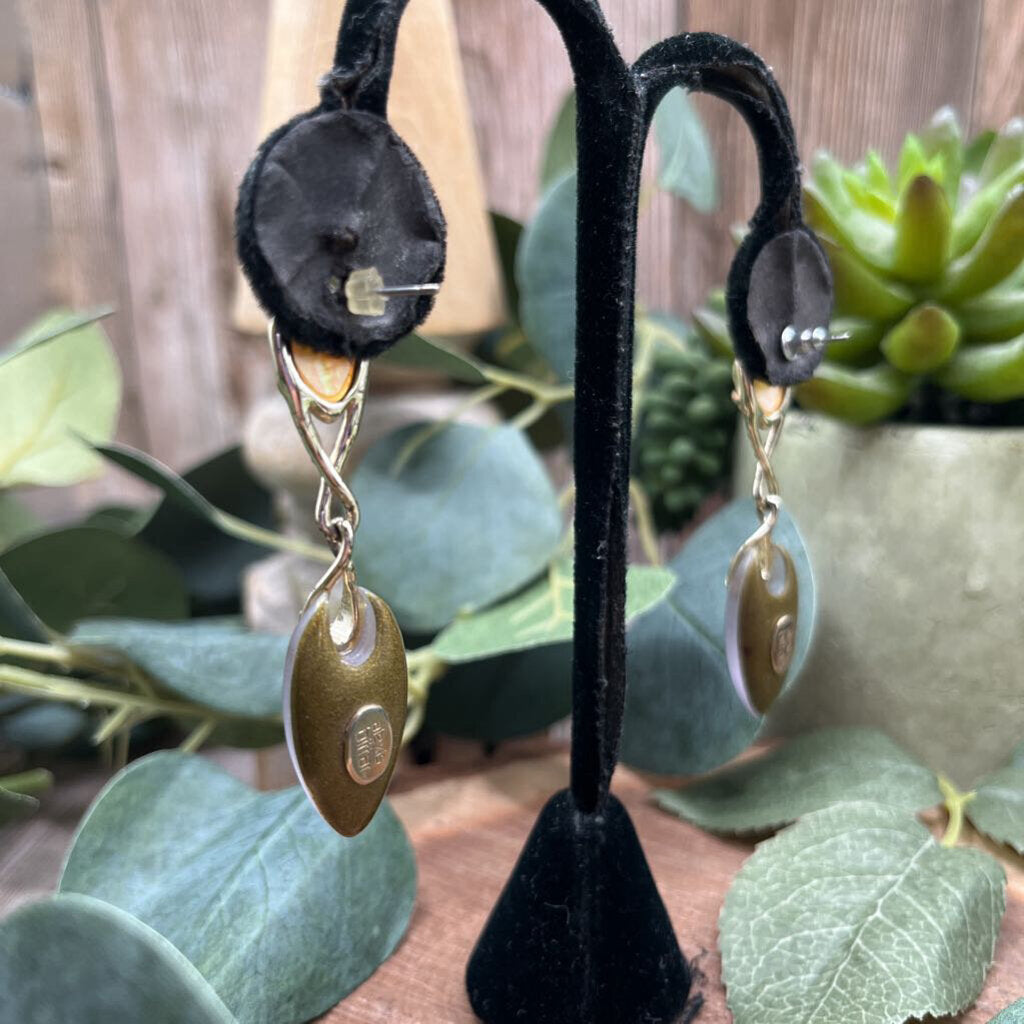 Alexis Bittar Crystal Lucite Drop Earrings