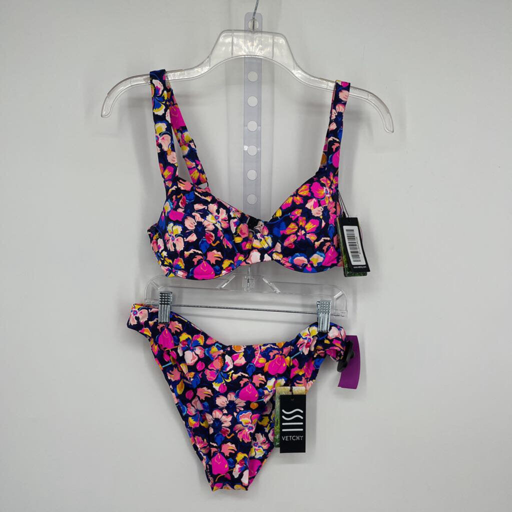 Vetchy 2-pc Floral Swimsuit
