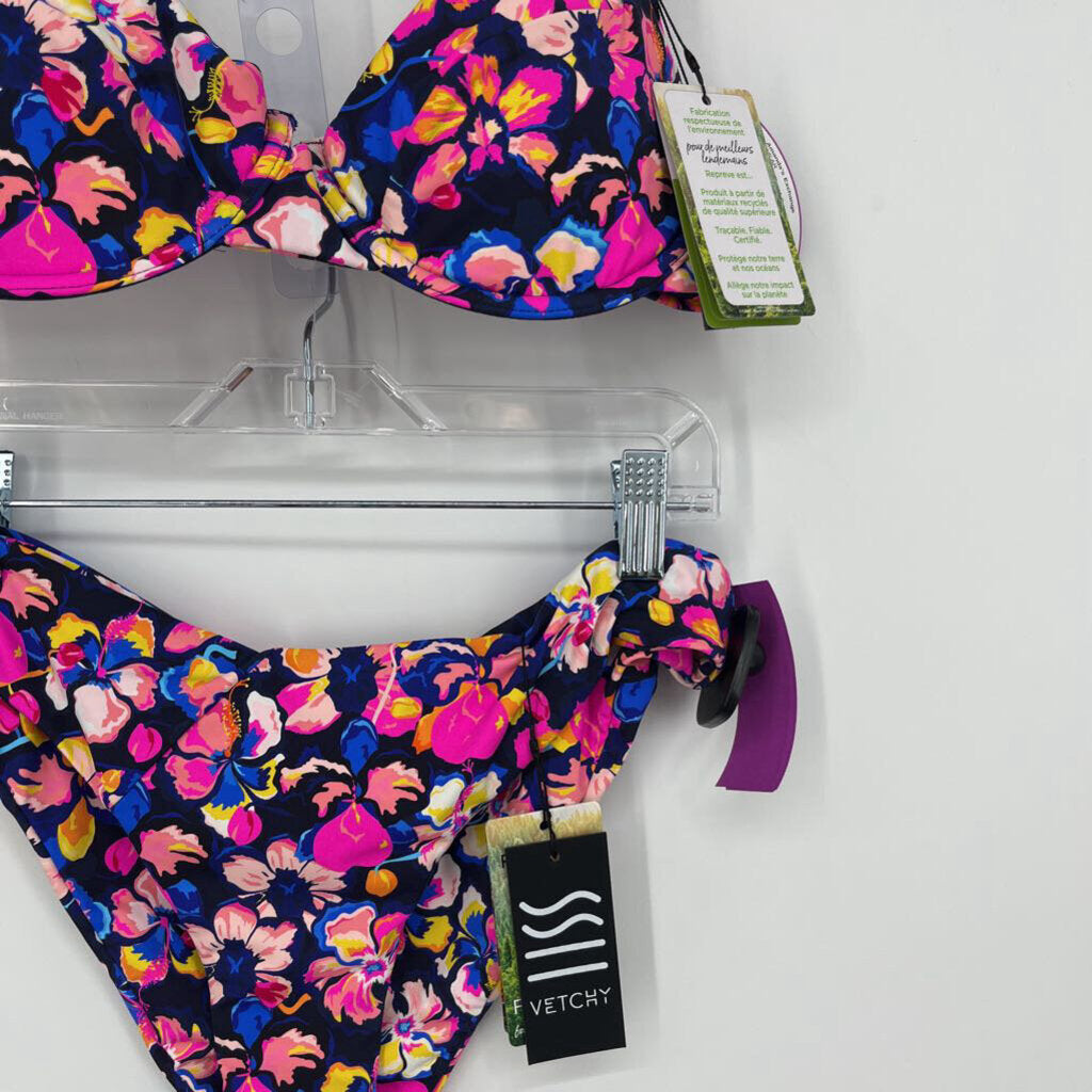Vetchy 2-pc Floral Swimsuit