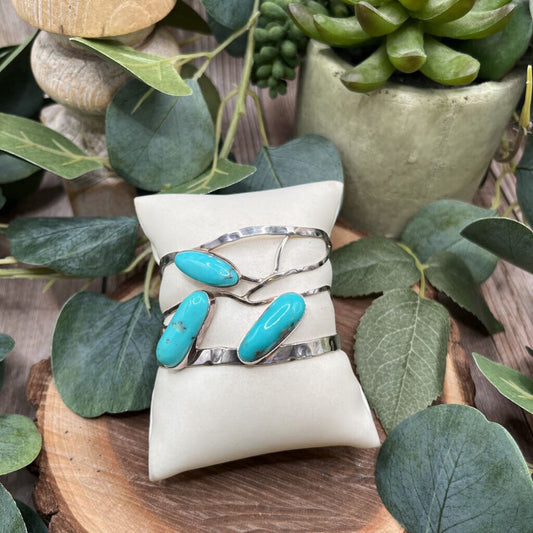 Sterling & Turquoise Cuff