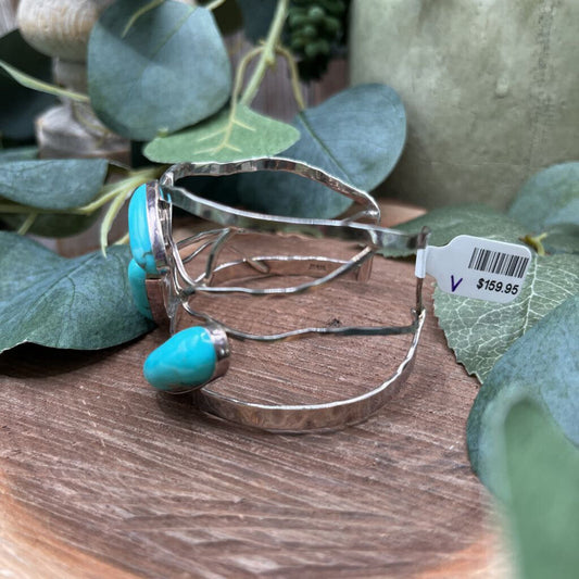 Sterling & Turquoise Cuff