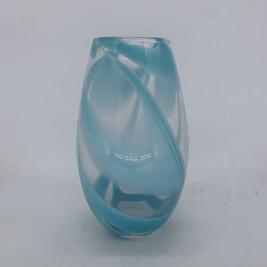 Glass Swirl Vase