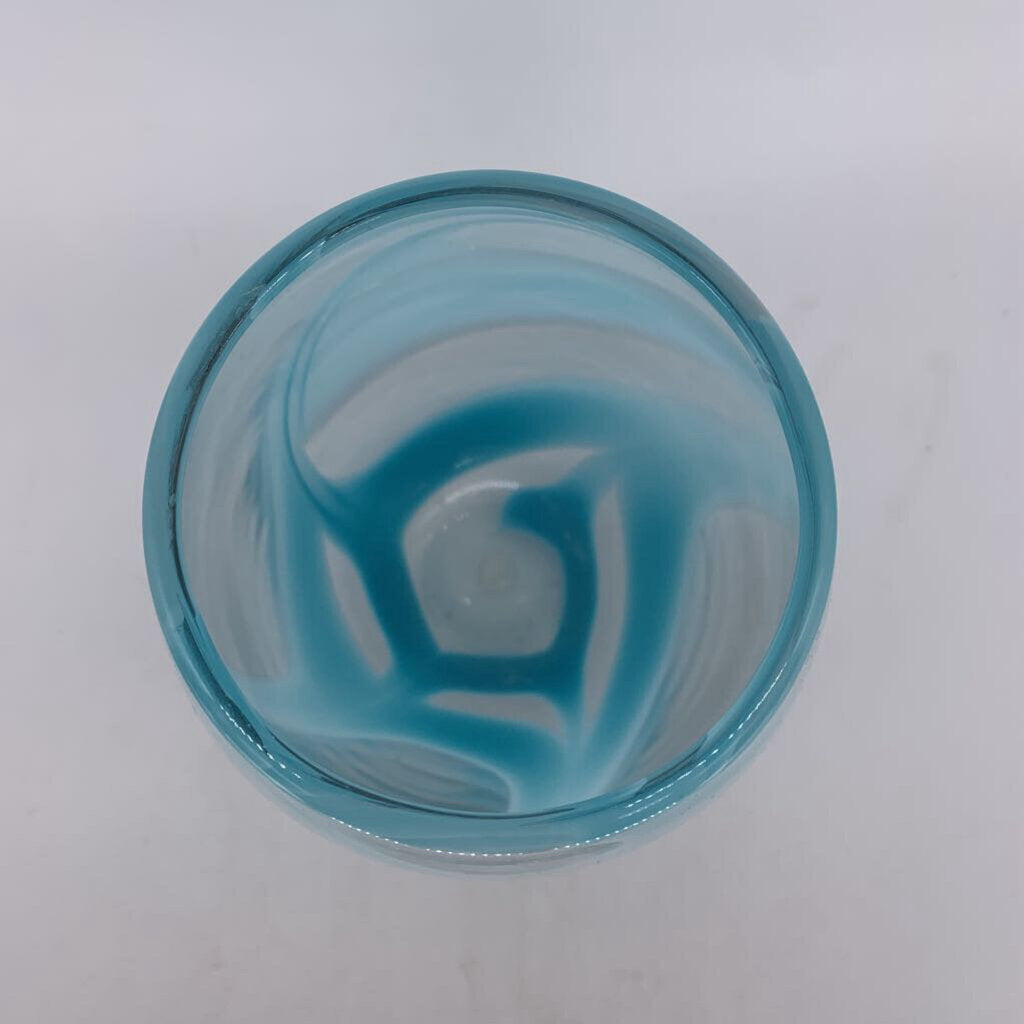 Glass Swirl Vase