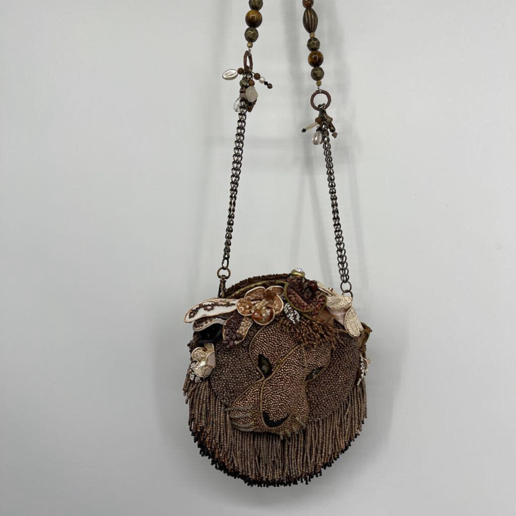 Mary Frances Lion Clutch