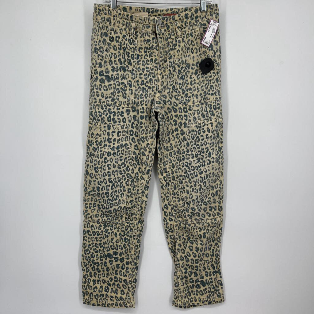 Pilcro Cheetah Print Jeans
