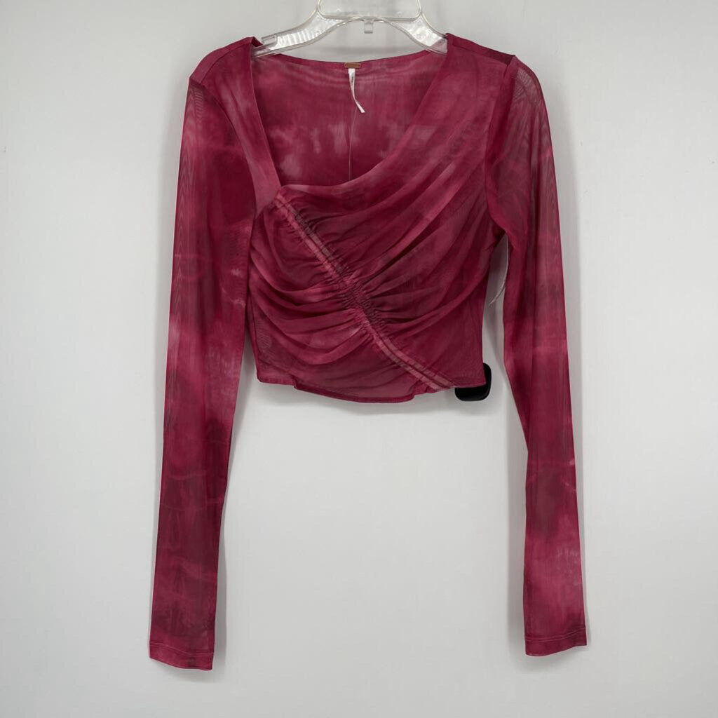 FP L/s Sheer Crop Shirt