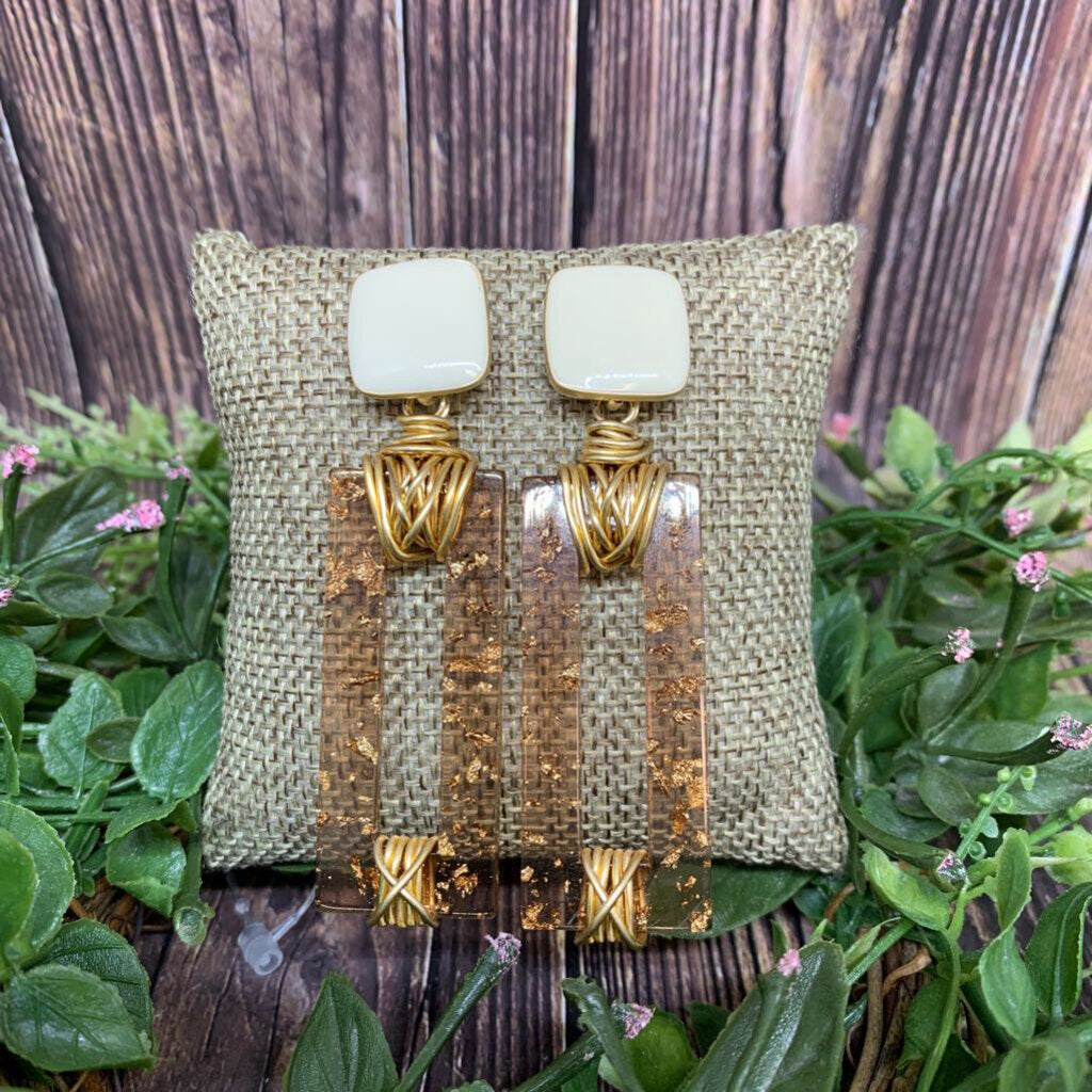 J Melissa Resin Earrings