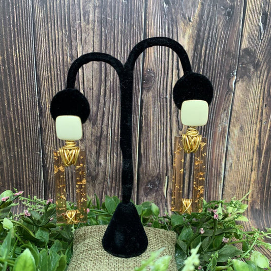 J Melissa Resin Earrings