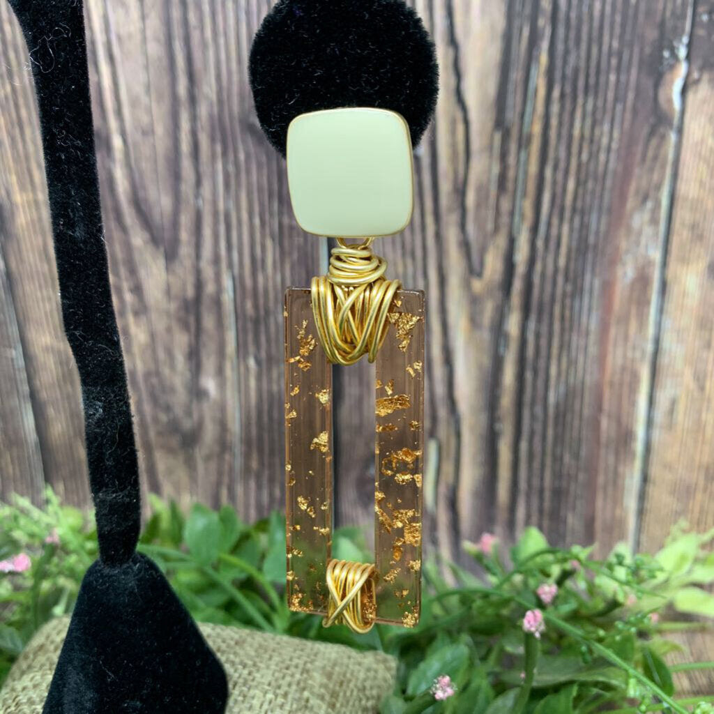J Melissa Resin Earrings
