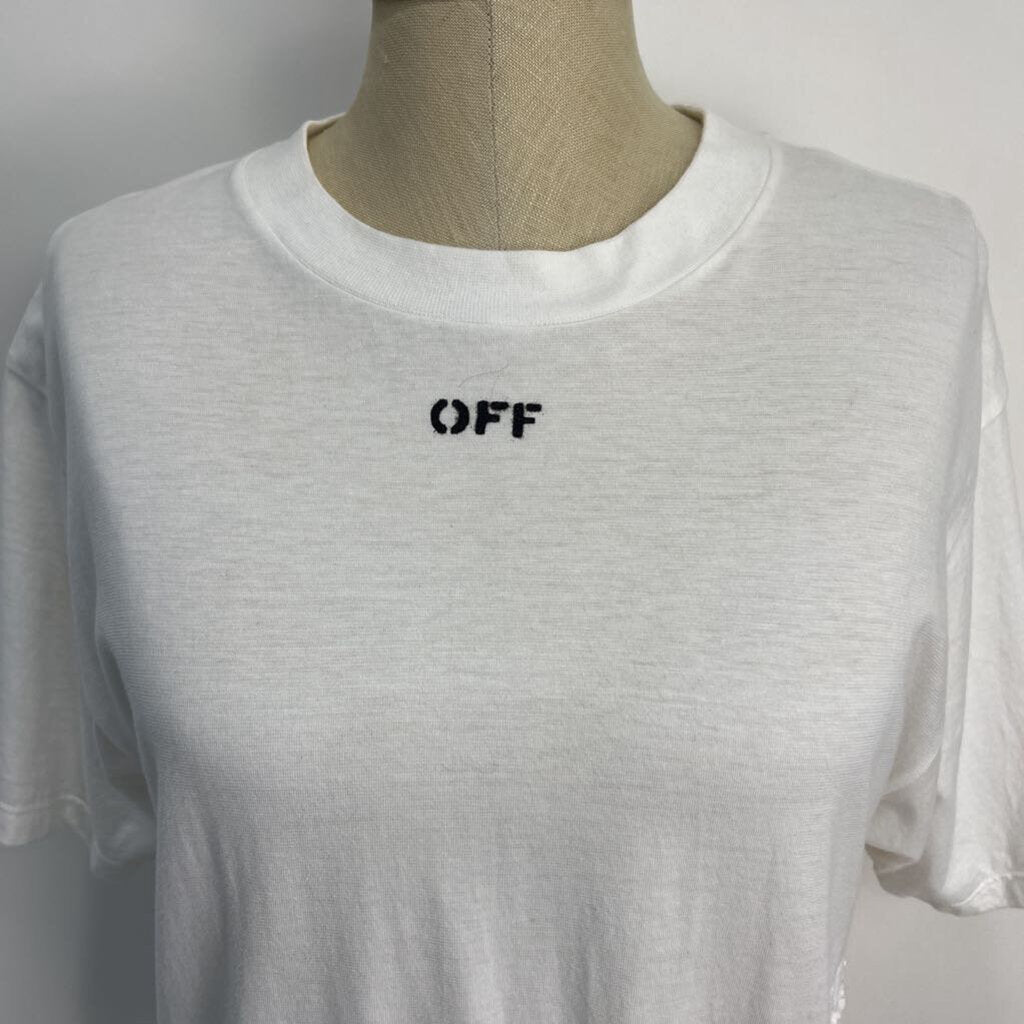 Off Main Label s/s fringed Shirt