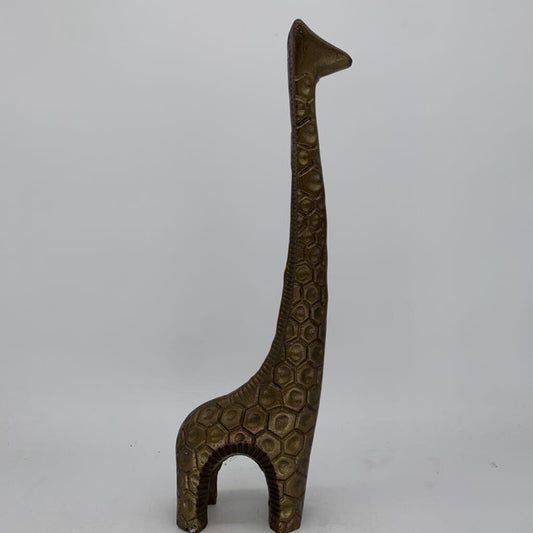 Metal Giraffe Figure