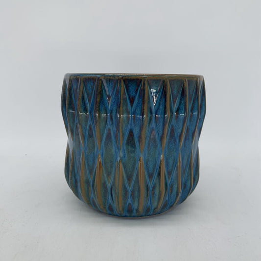 Ceramic Ridged Pot