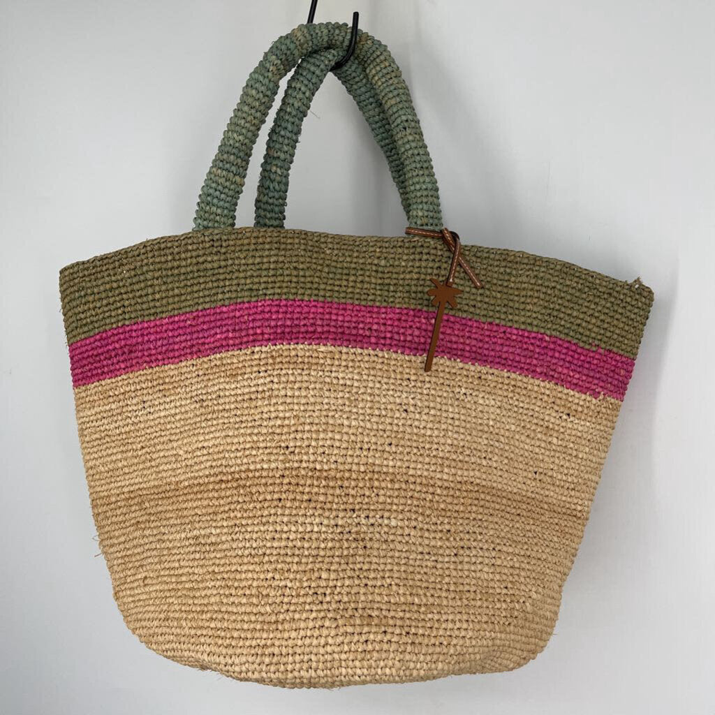 Manebi Raffia Tote