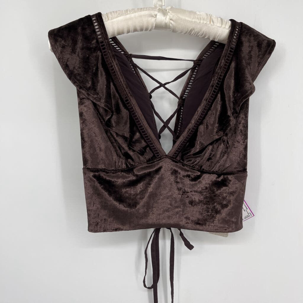 FP Velvet Crop Slvls Shirt