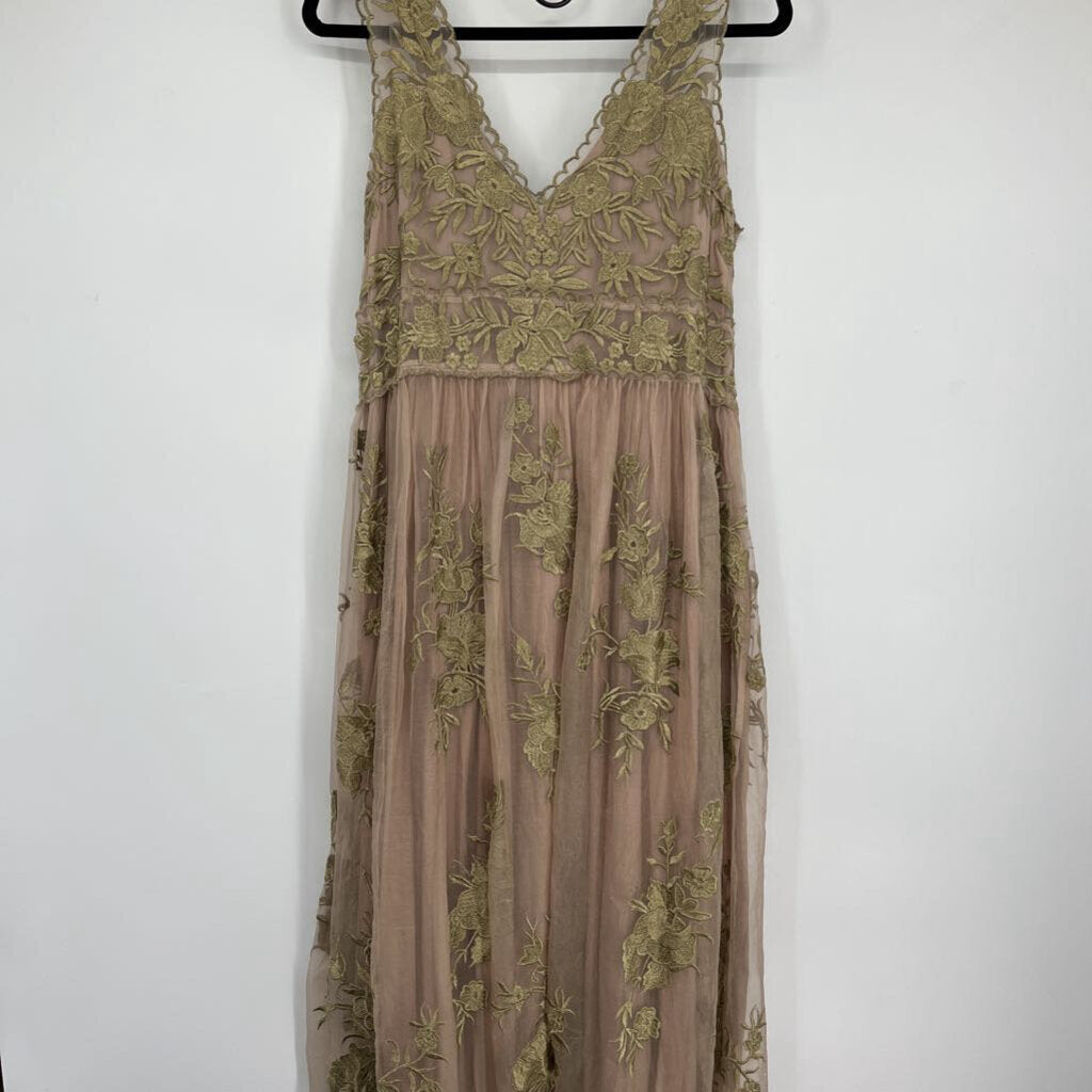 BHLDN Embroidered Sheer Dress