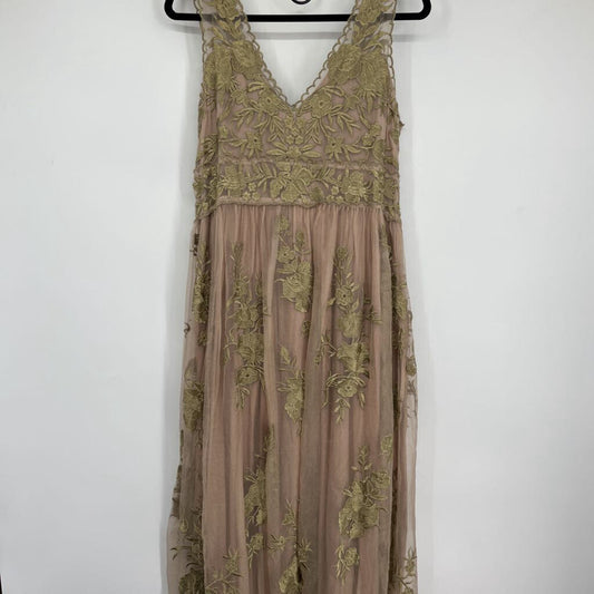 BHLDN Embroidered Sheer Dress