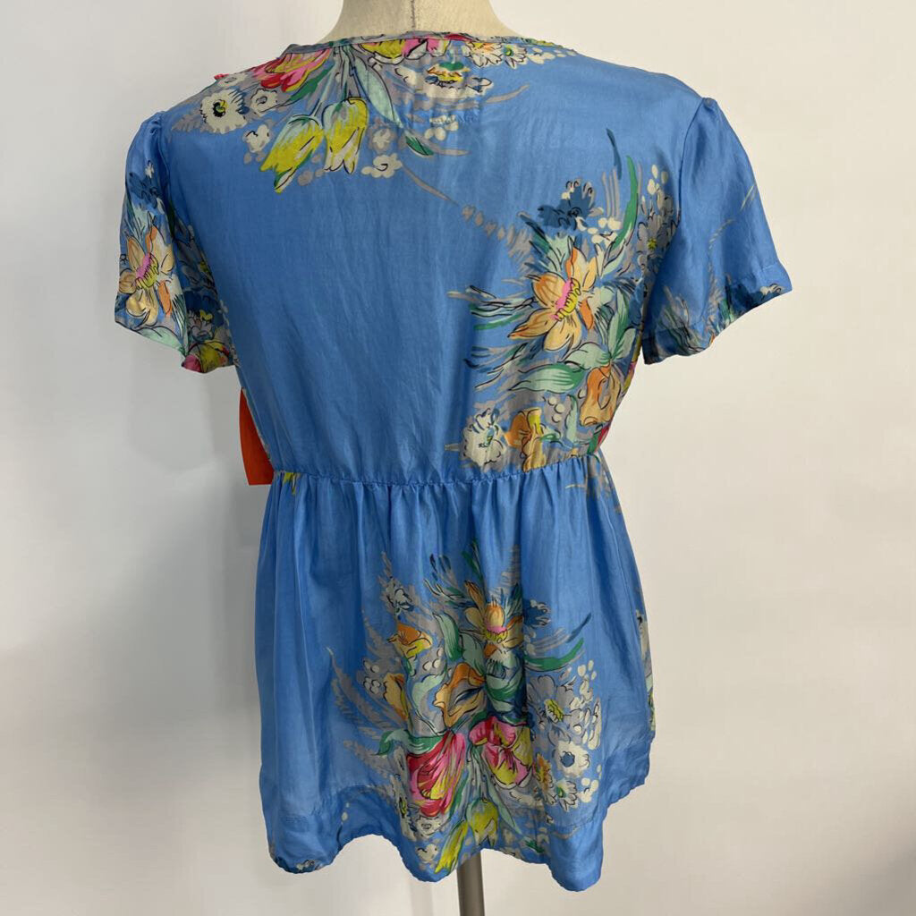 Johnny Was S/s Silk Shirt