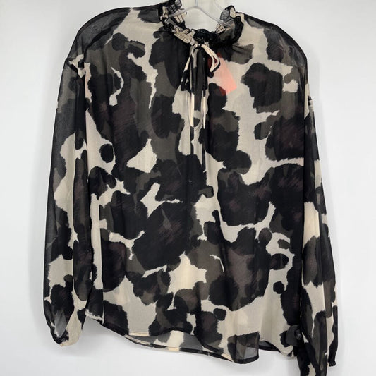 Sanctuary L/s Sheer Blouse