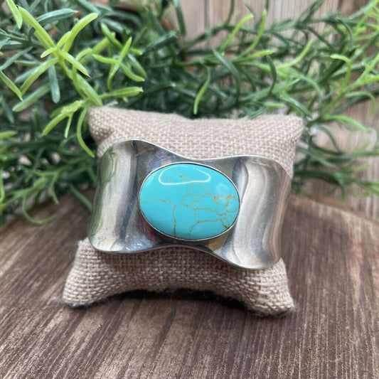 Sterling Stone Cuff