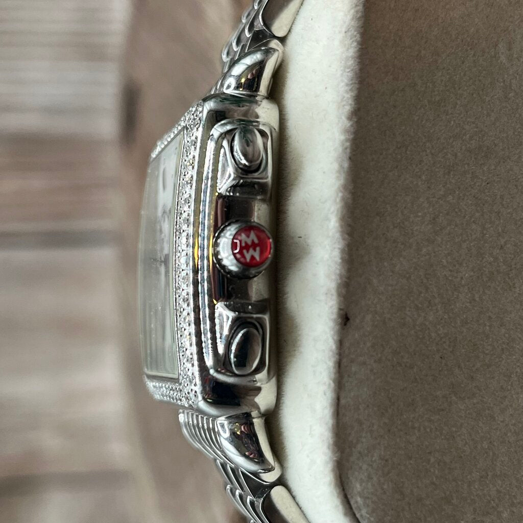 Michele Deco Diamond Chronograph Watch
