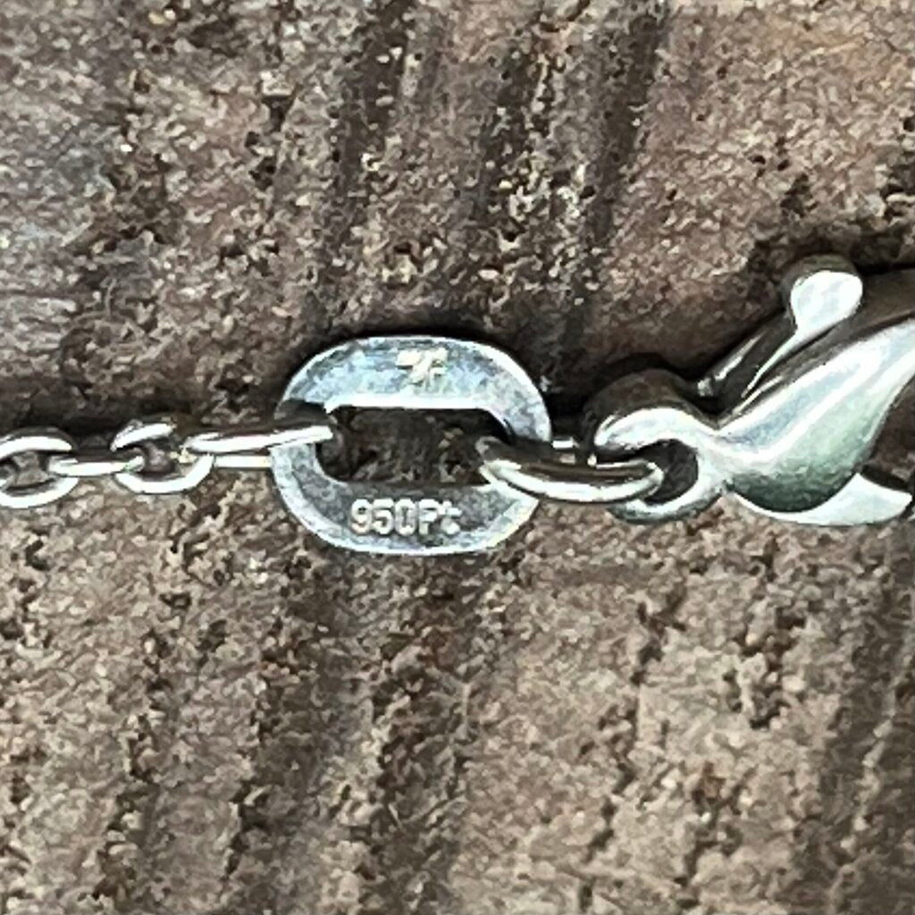 Platinum and Diamonds Cross Necklace
