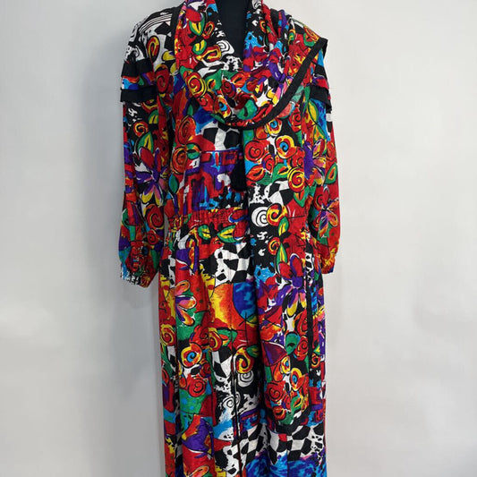 Diane Freis 2pc Multi Print Dress