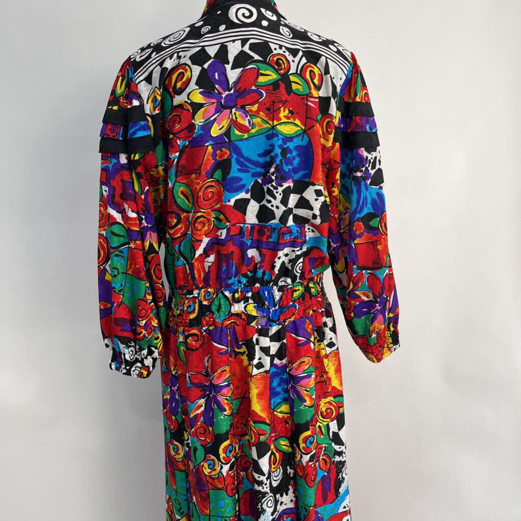Diane Freis 2pc Multi Print Dress