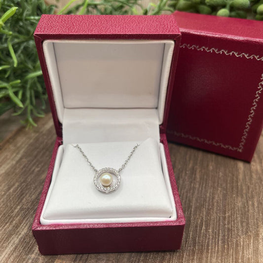 Pearl Halo Necklace