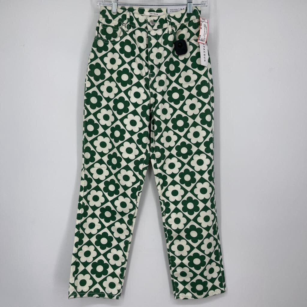 Pac Sun Floral Jeans