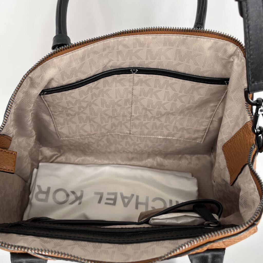 MK Leather Satchel