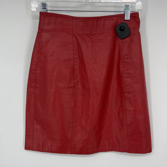 Chia Leather Skirt