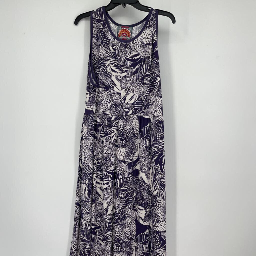 Johnny Was Sleeveless Floral Dress