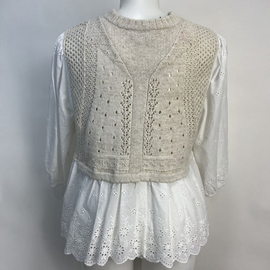 Anthropologie Mixed Media L/s Shirt