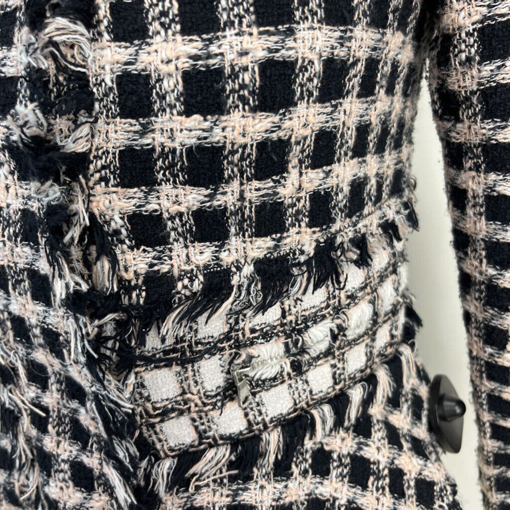 Rebecca Taylor Woven Plaid Blazer
