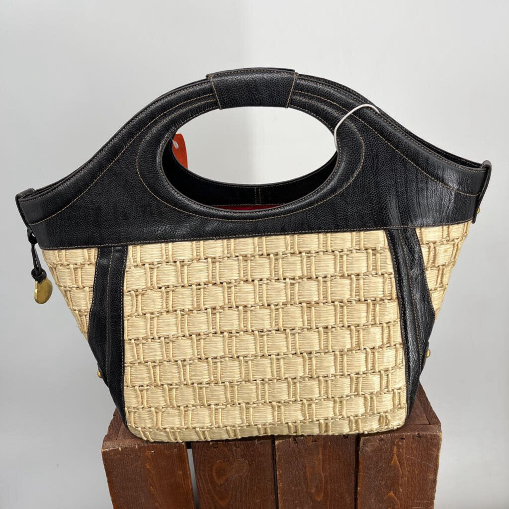 Brahmin Woven Straw Tote