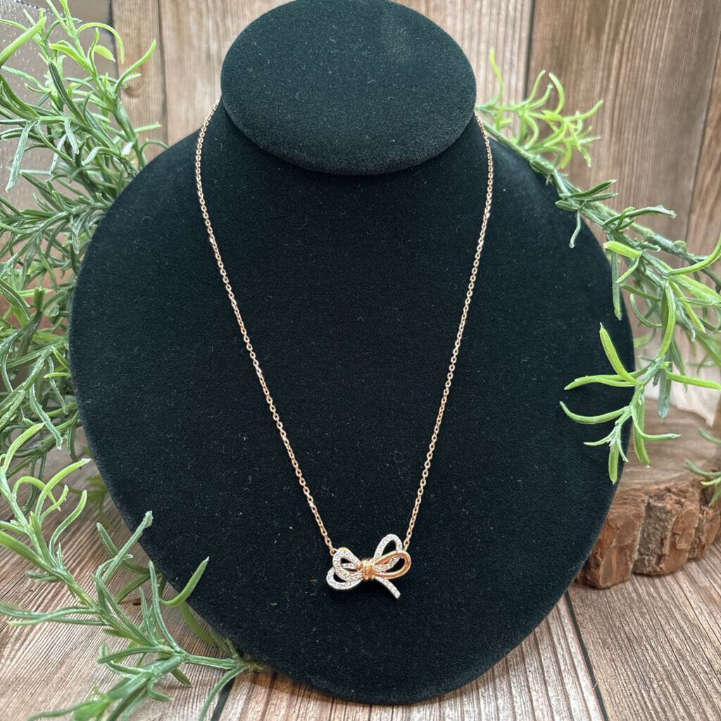 Swarovski Bow Necklace