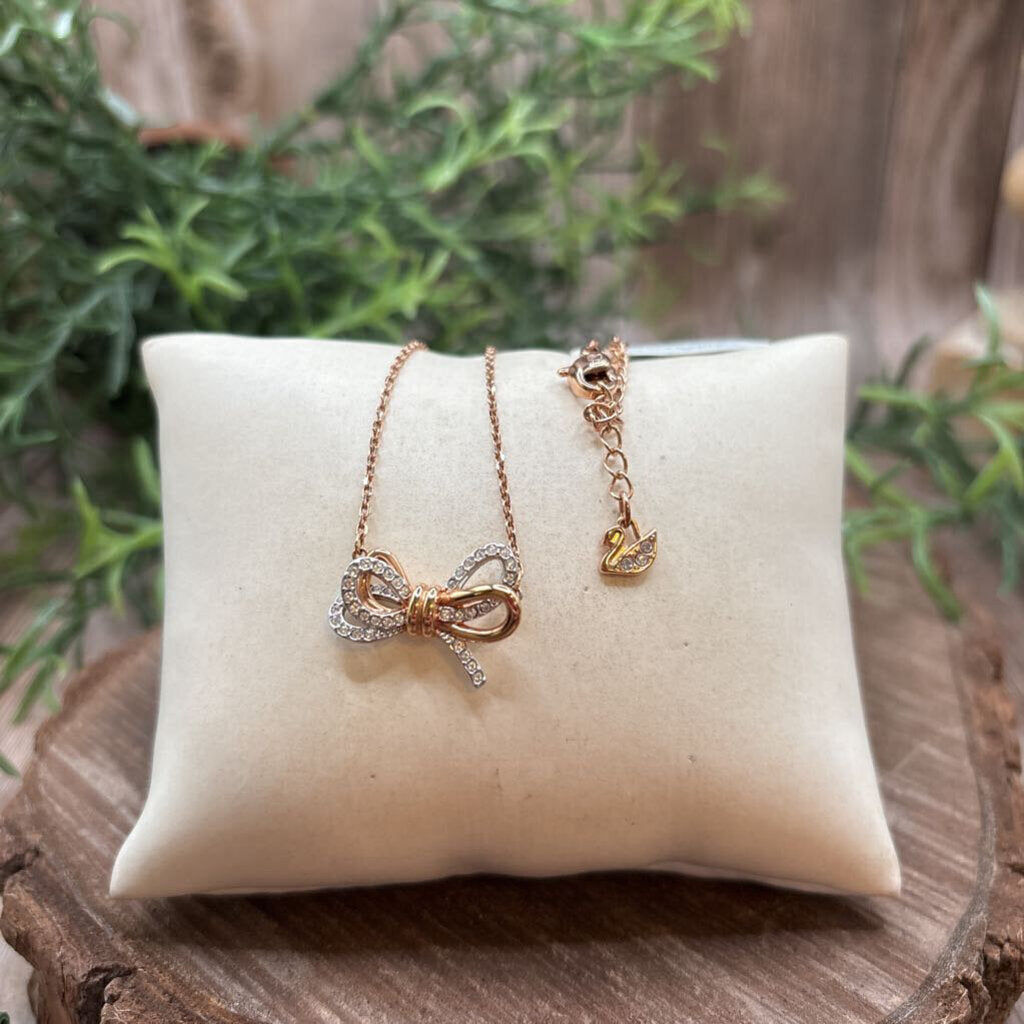 Swarovski Bow Necklace